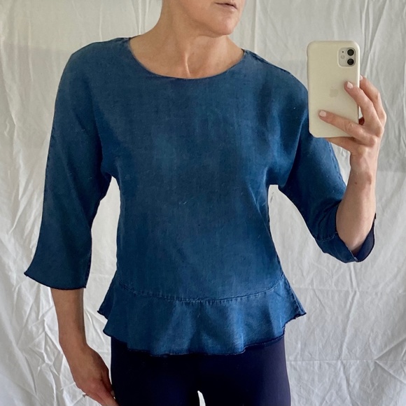 Women's Zara Chambray top size XS - Picture 4 of 4